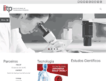 Tablet Screenshot of iitp.org.br